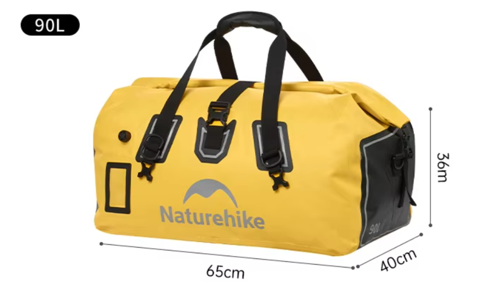 Гермосумка Naturehike 90 л ПВХ (желтая), артикул CNK2450XB015-90Y