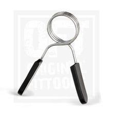 Замок пружинный с прямыми обрезиненными лапками 51 мм