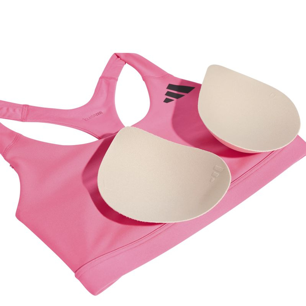 ТОП теннисный Adidas Optime Essentials Medium Support - lucid pink