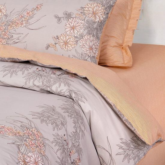 Семейный комплект постельного белья Лея сатин