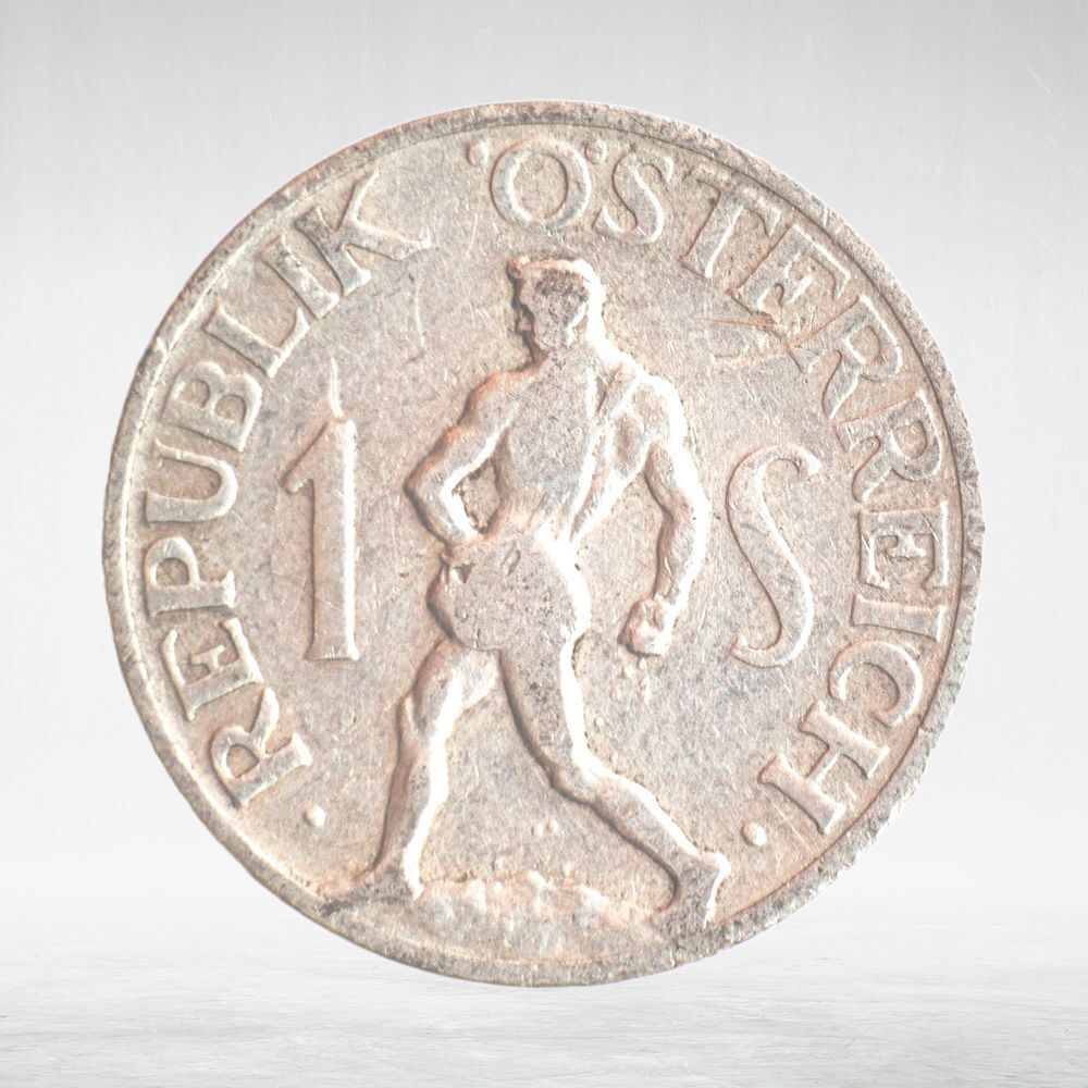 Austria, 1 Schilling, 1947, VF