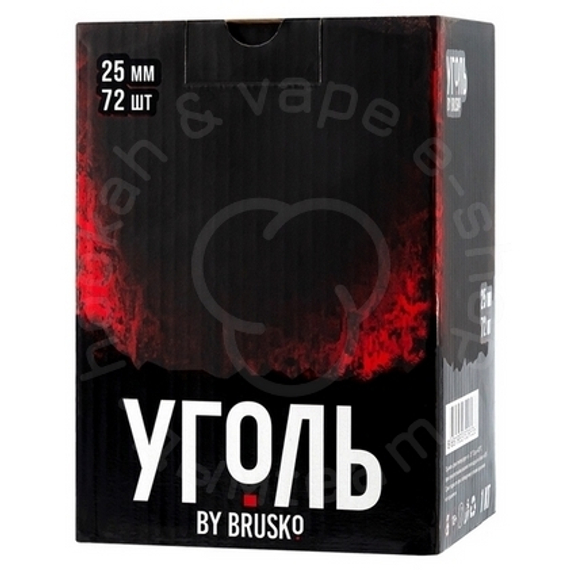 Уголь Brusko 25x25x25, 72 куб.