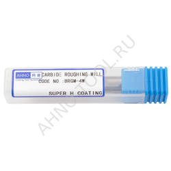Фреза твердосплавная обдирочная 12мм (L=75, l=30, хв=12) Z4 30° по стали, нерж., чугуну BRGM-4W-D12.
