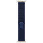 Часы Apple Watch Ultra 2 GPS + Cellular, 49 мм, титан бежевого цвета, ремешок Trail синего цвета (2024)