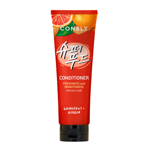 Освежающий и разглаживающий кондиционер с экстрактами Грейпфрута и Имбиря Consly Grapefruit & Ginger Conditioner for Freshness & Smoothness 250мл
