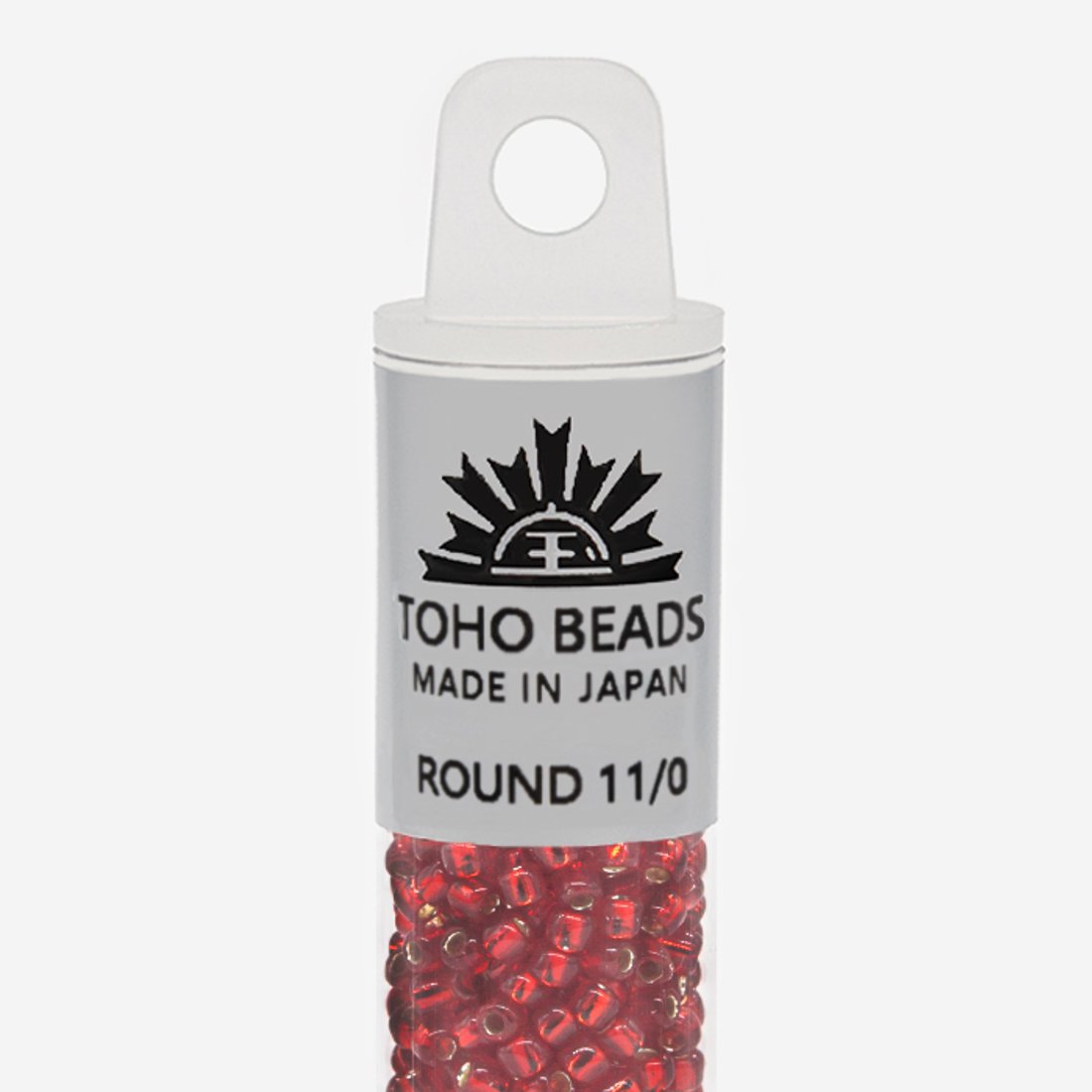 Японский бисер TOHO Round 11/0 (№25C), с внутренним серебрением, прозрачный