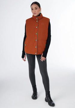 Двусторонняя жилетка на пуху