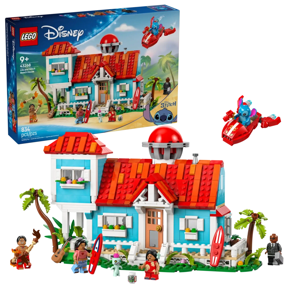 Конструктор LEGO Disney 43268 Пляжный домик Лило и Стича