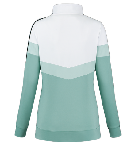 Женская теннисная куртка K-Swiss Tac Hypercourt Tracksuit STR Jack 2 - nile blue/white