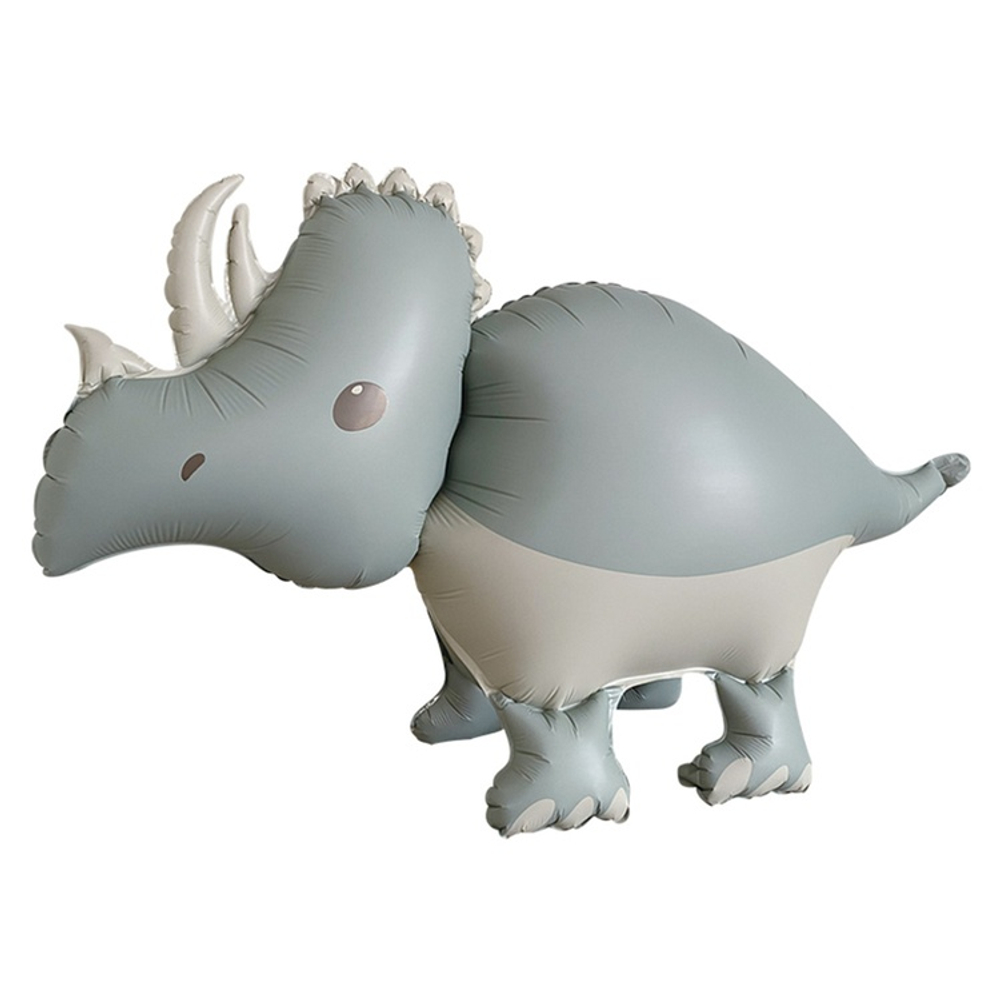 Шар Фольгированный Динозавр сатин голубой (Голубой)