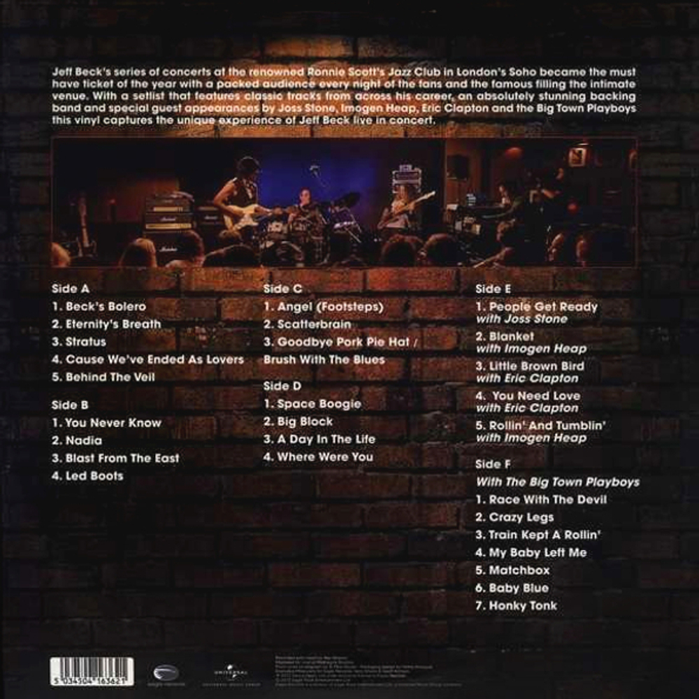 Jeff Beck / Jeff Beck Performing This Week... Live At Ronnie Scott's (3LP)