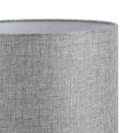 8251/1T MODERNI LN26 530  никель/серый, металл/текстиль Настольная лампа Е27 60W 220V NIKKI