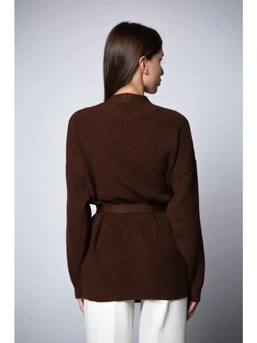 Кардиган c поясом