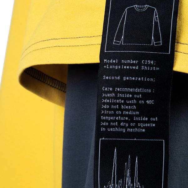 Лонгслив Digital Dawn Желтый - фото 4