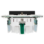 SKANDY Розетка с заземлением с защитными шторками 16А безвинтовое крепление SK-R06Bl черный IEK