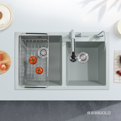 Кухонная мойка, 800x480x215 мм, 2 чаши