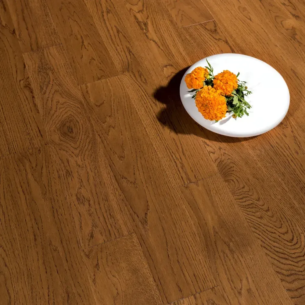 Инженерный паркет Coswick Дуб Орех (Chestnut) Шелковое масло