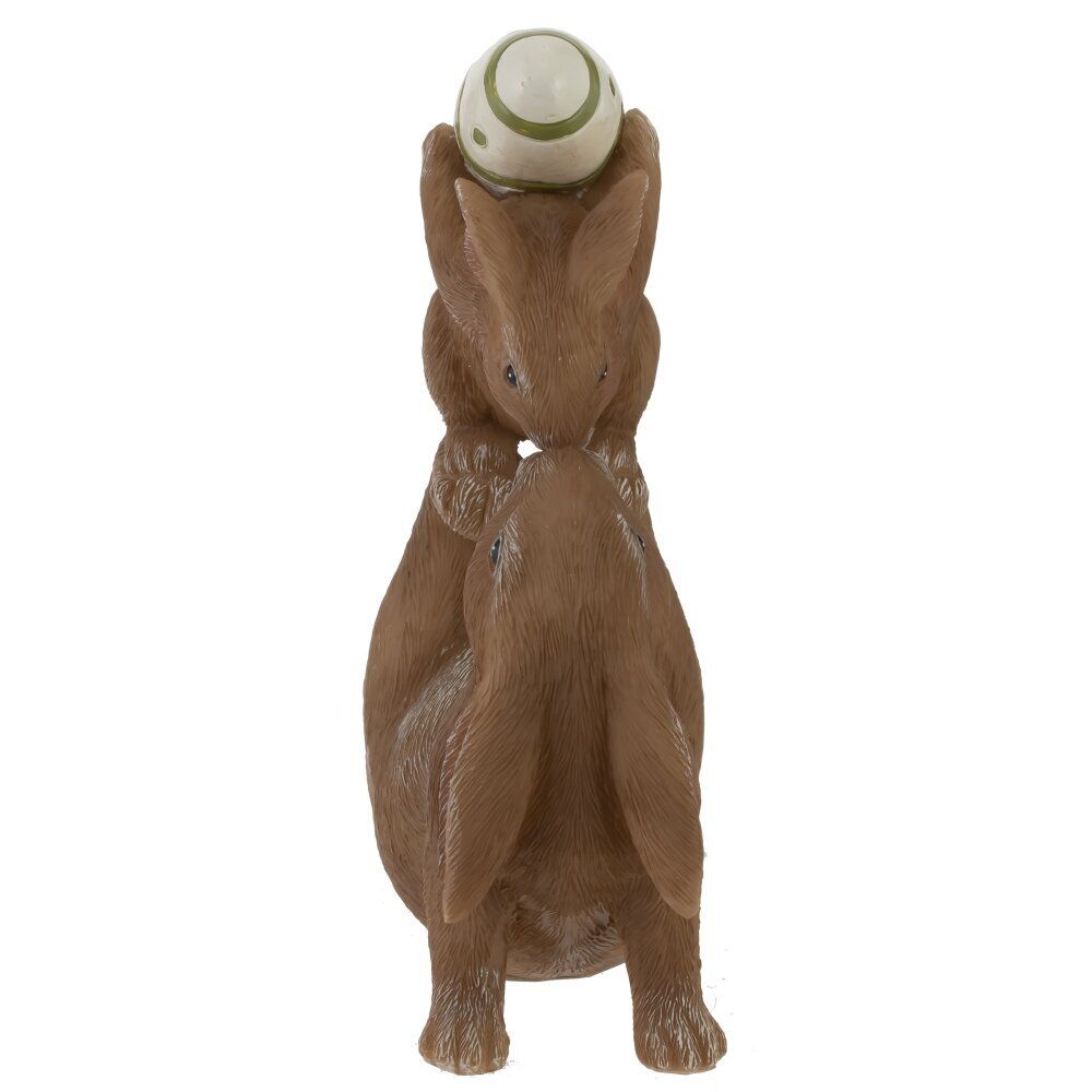 GAEM Фигурка декоративная "Зайцы", L9,5 W5,5 H13 см