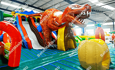 Коммерческий надувной батут "Динопарк"