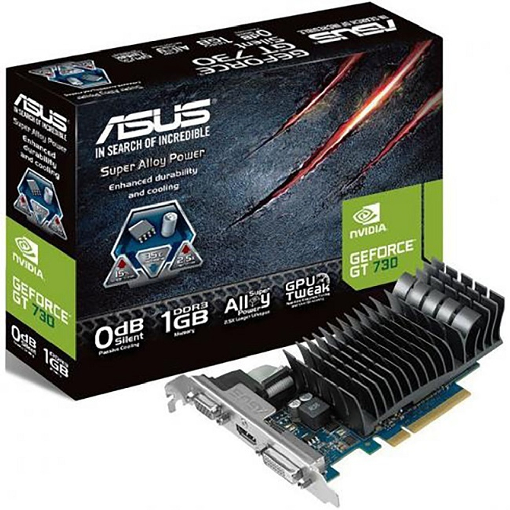 Видеокарта Asus GeForce GT 730 Silent 2GB GDDR5 (GT730-SL-2GD5-BRK)