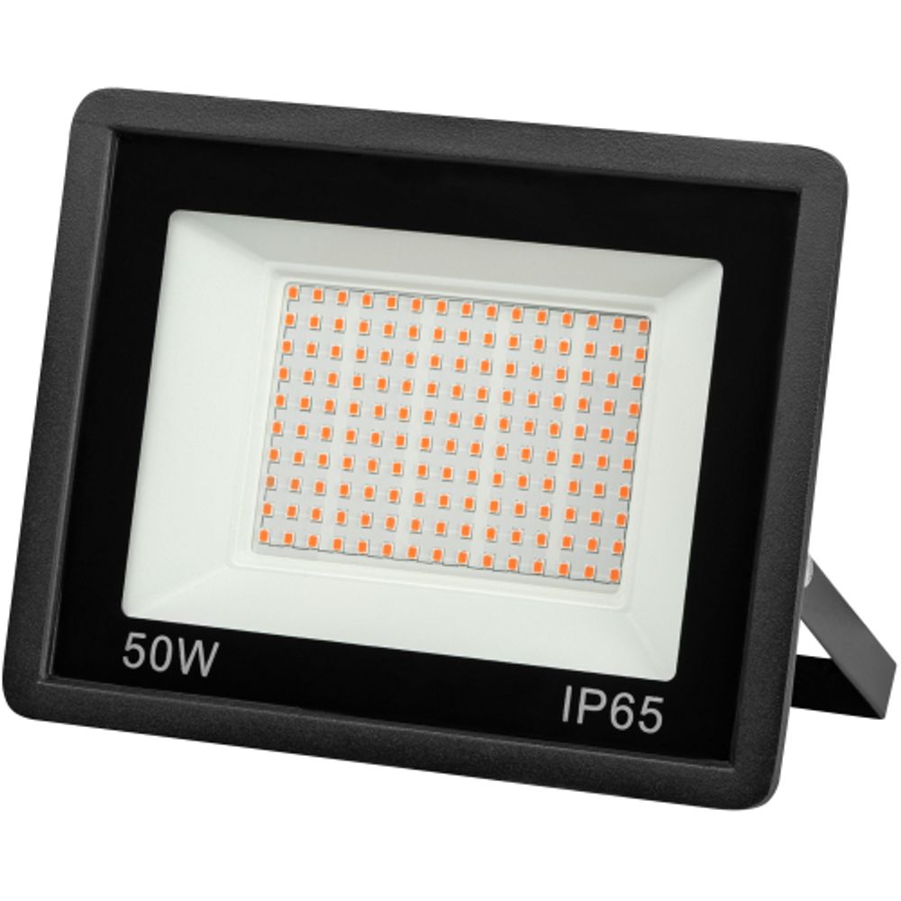 Фитопрожектор для растений светодиодный ЭРА FITO-50W-RB-LED для цветения и плодоношения красно-синего спектра 50 Вт | Фито прожекторы