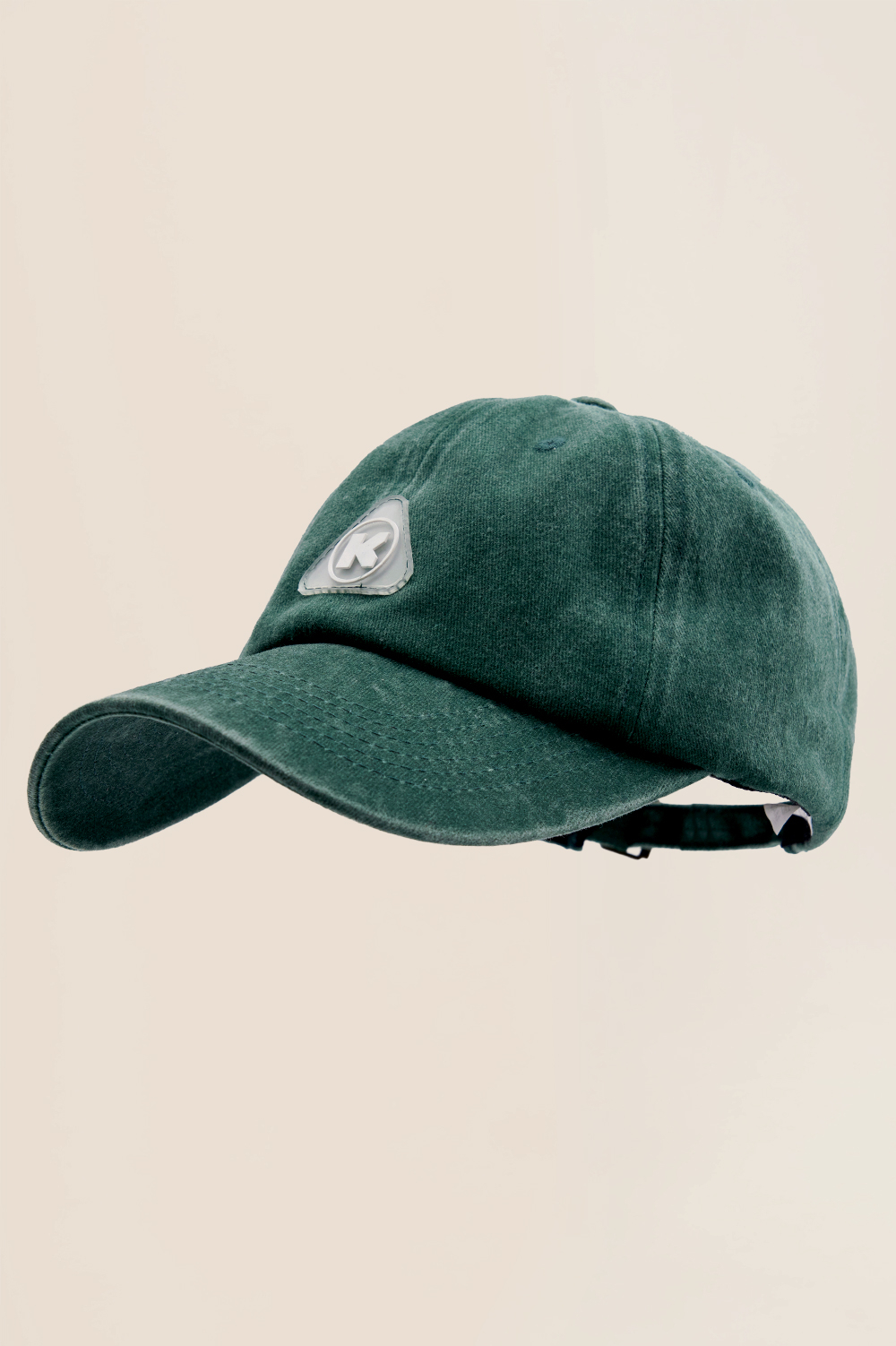 Кепка KUL'TURA "Logo K" Garment Dyed Зеленый