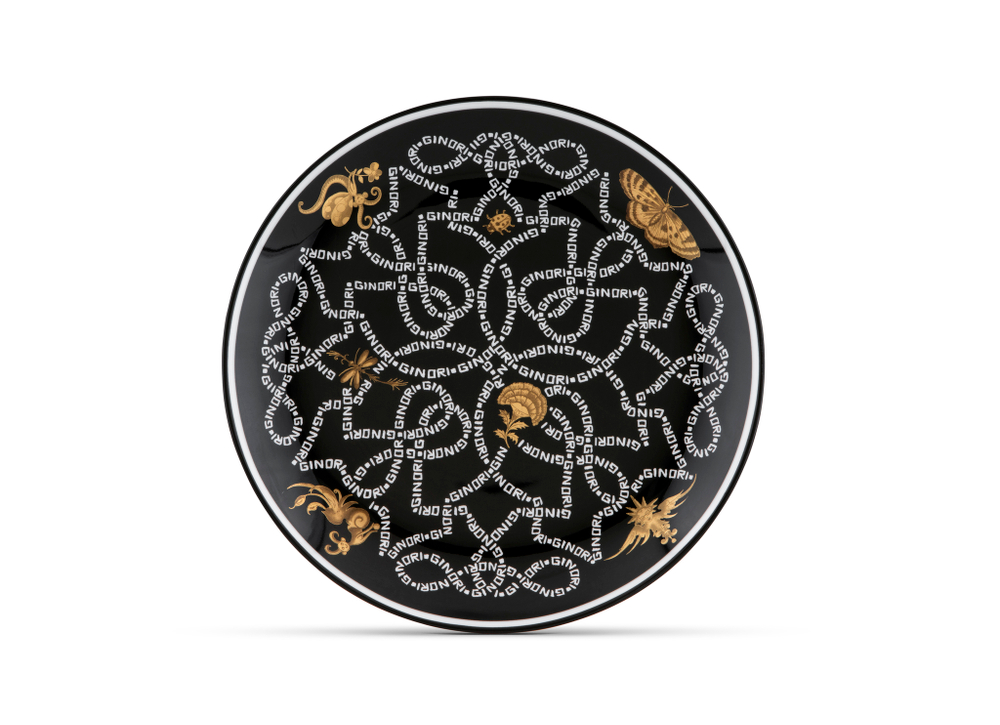 Тарелка десертная Richard Ginori Arcadia Black (20.5 см)