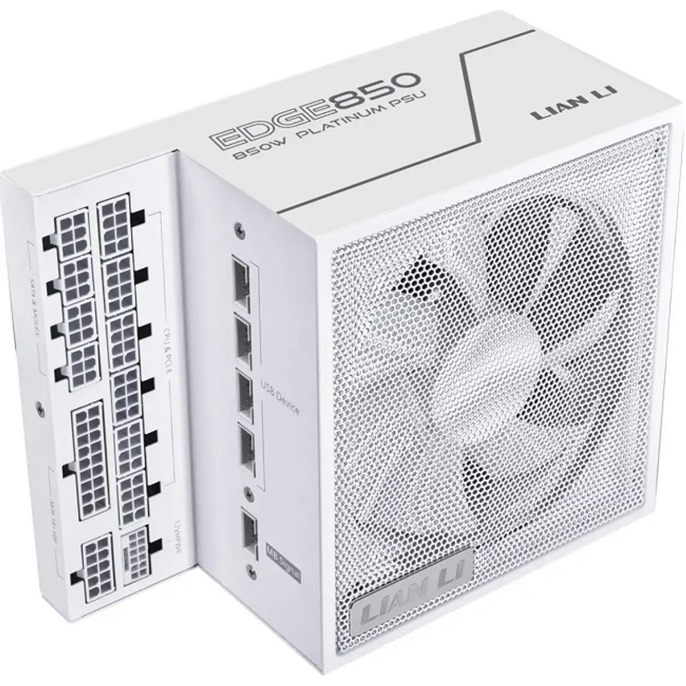 Блок питания Lian Li 850W EG0850 White, модульный, 16 Pin PCIe 5.1, 80 PLUS Platinum (G9P.EG0850.WE00.RU)