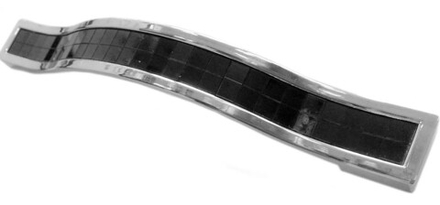 Ручка-скоба L-224мм Хром + Черный 5149 DV