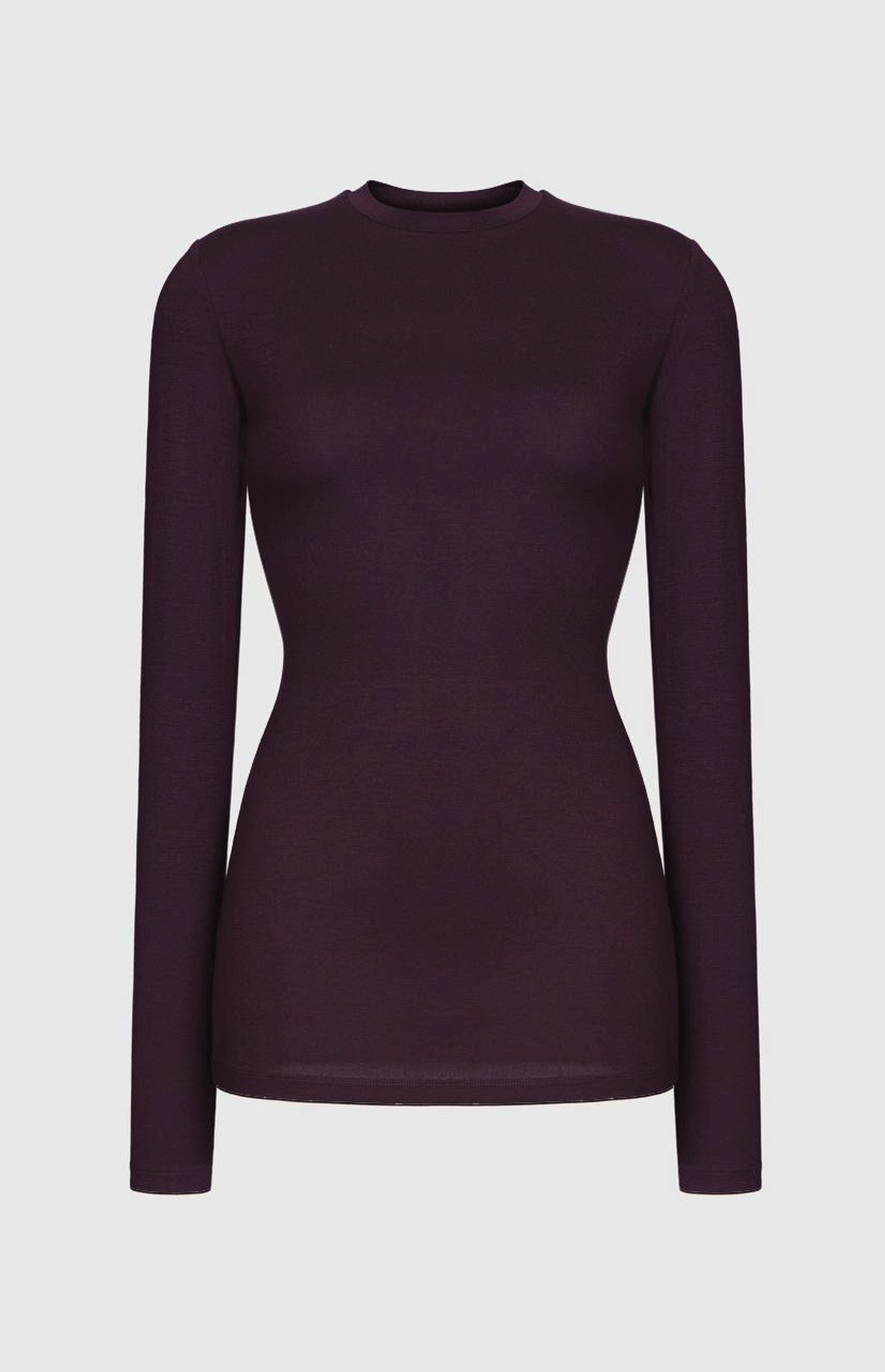Лонгслив удлиненный фиолетовый