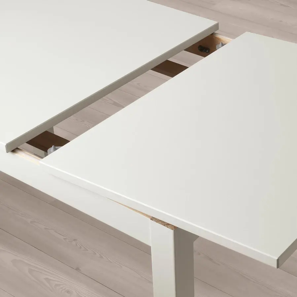 Раздвижной обеденный стол - IKEA LANEBERG, 190/130х80х75 см, ЛАНЕБЕРГ ИКЕА, белый