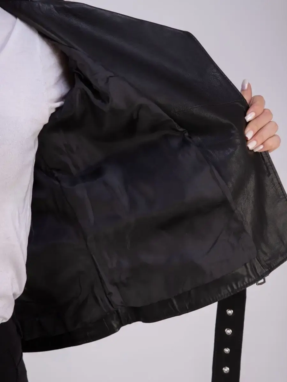 Косуха женская оверсайз натуральная кожаная Турция