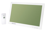 Метеостанция (настенные часы) Bresser MyTime Jumbo LCD, белая