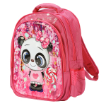 Ранец для девочки Панда В ЦВЕТАХ 38*30см