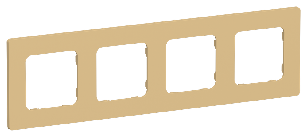 FLITE Рамка 4-местная РУ-4-К-ФлШм шамуа IEK