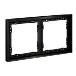Рамка металлическая на 2 поста, S70 Metal (антрацит)