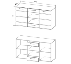 Комод Асти АКМ 1500.1