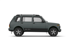 Рейлинги с поперечинами "Усиленные" ЛАДА 4x4 2131 (1995-2020) черный / PT Group