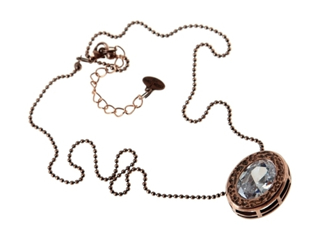 "Найса"  подвеска в медном покрытии из коллекции "Элеганс" от Jenavi с замком карабин