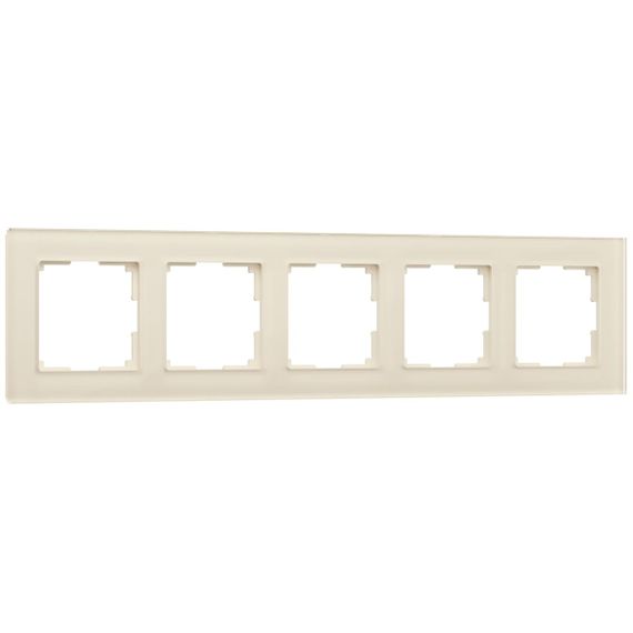 Рамка на 5 постов Werkel Favorit молочный W0051141 4690389183461