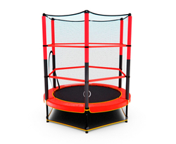Батут детский DFC TRAMPOLINE-RED 55" с сеткой