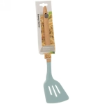 Лопатка кухонная силиконовая с прорезями «DANNY HOME» 33см голубая