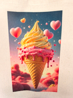 Сумка-шопер женская "Мороженое"