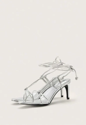 Босоножки Grate x Choux, серебряные