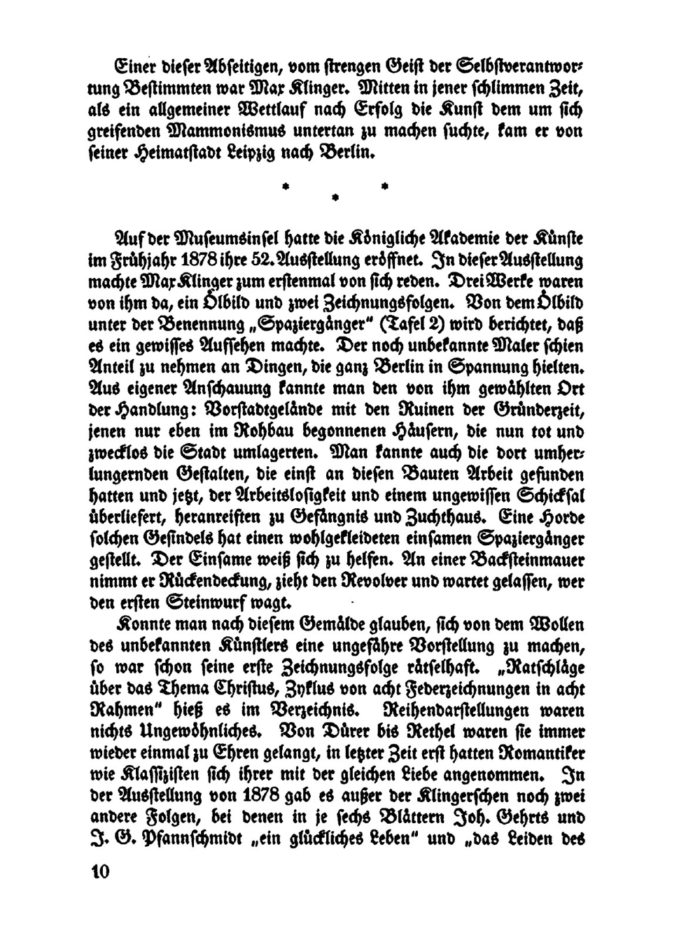 Max Klinger. Mit eigenhändiger Zeichnung des Künstlers | Willy Pastor