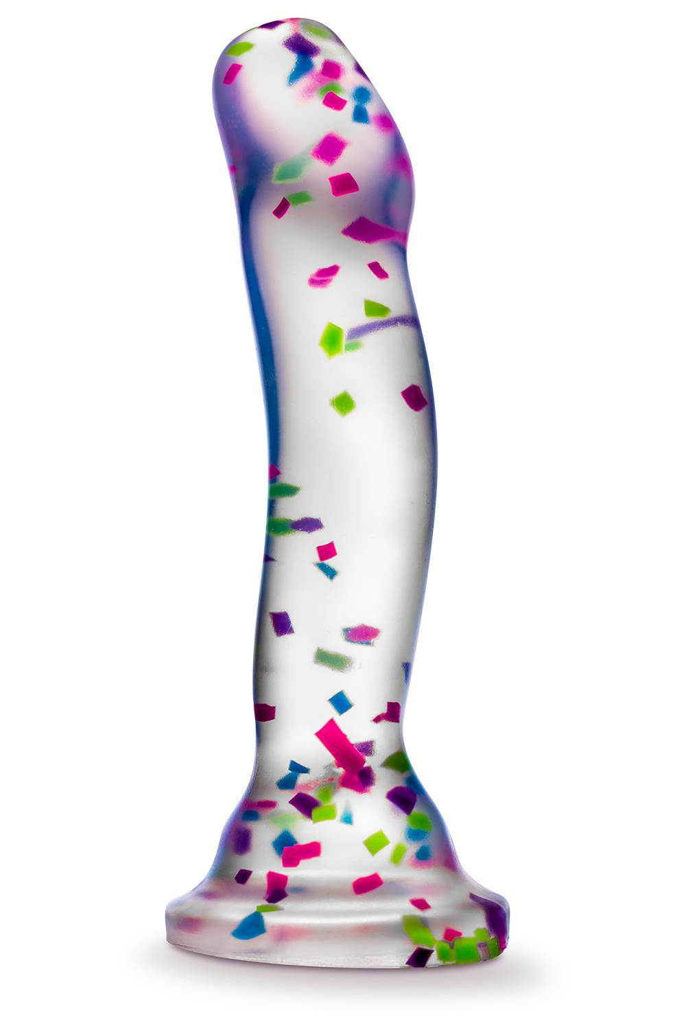 Прозрачный люминесцентный фаллоимитатор Hanky-Panky - 19 см. (Цвет: прозрачный)