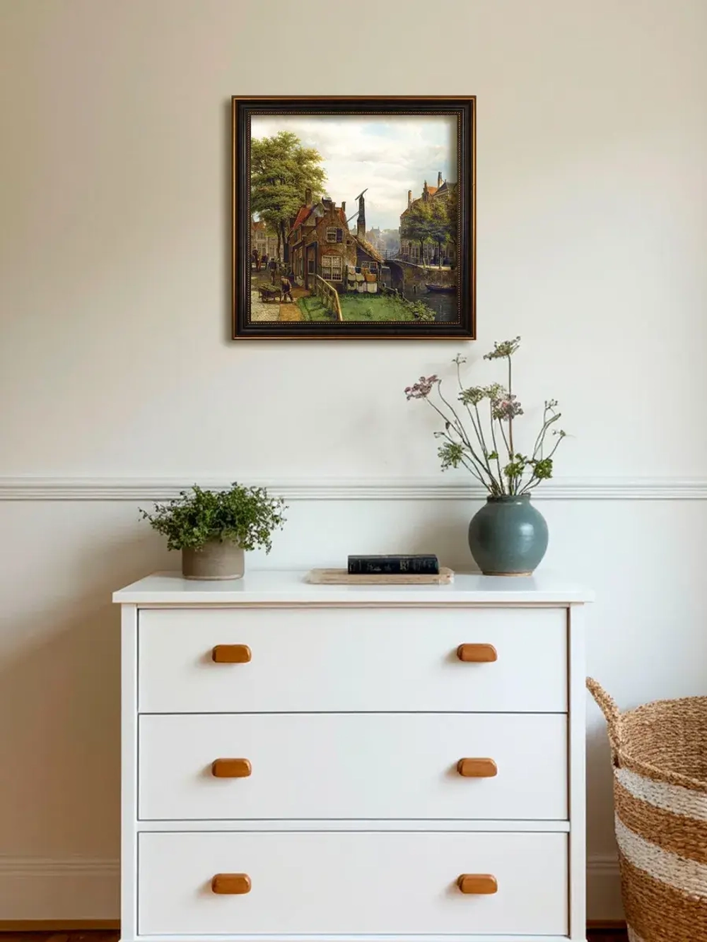 Картина серии "Голландия" настенная для интерьера 36*36 см