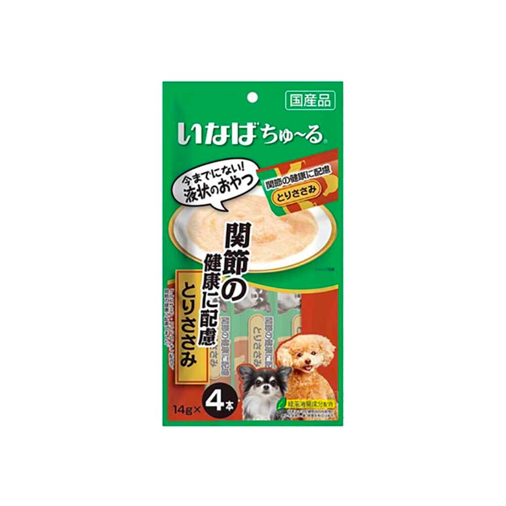 Inaba Ciao соус-лакомство для собак для здоровья суставов 4шт по 14г