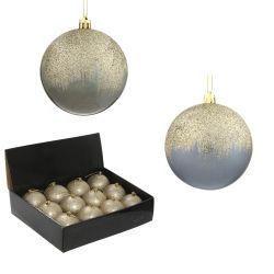 GAEM Набор из 12шт Украшение новогоднее Шар "Алмазная роскошь", D 8 см, L35 W27 H8,5 см