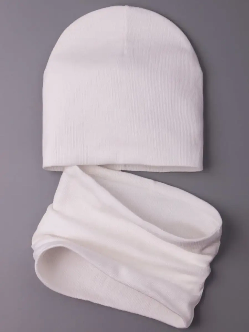 Шапка детская осенняя и снуд